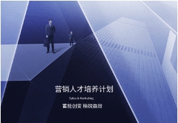 营销人才培养计划